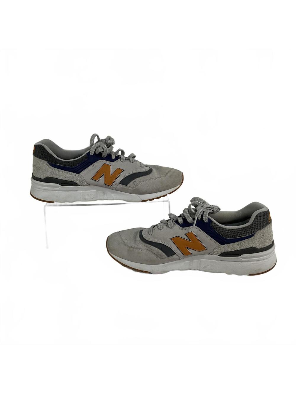 New Balance 997H Men's Athletic Sneakers Gray Navy Orange Size 11.5